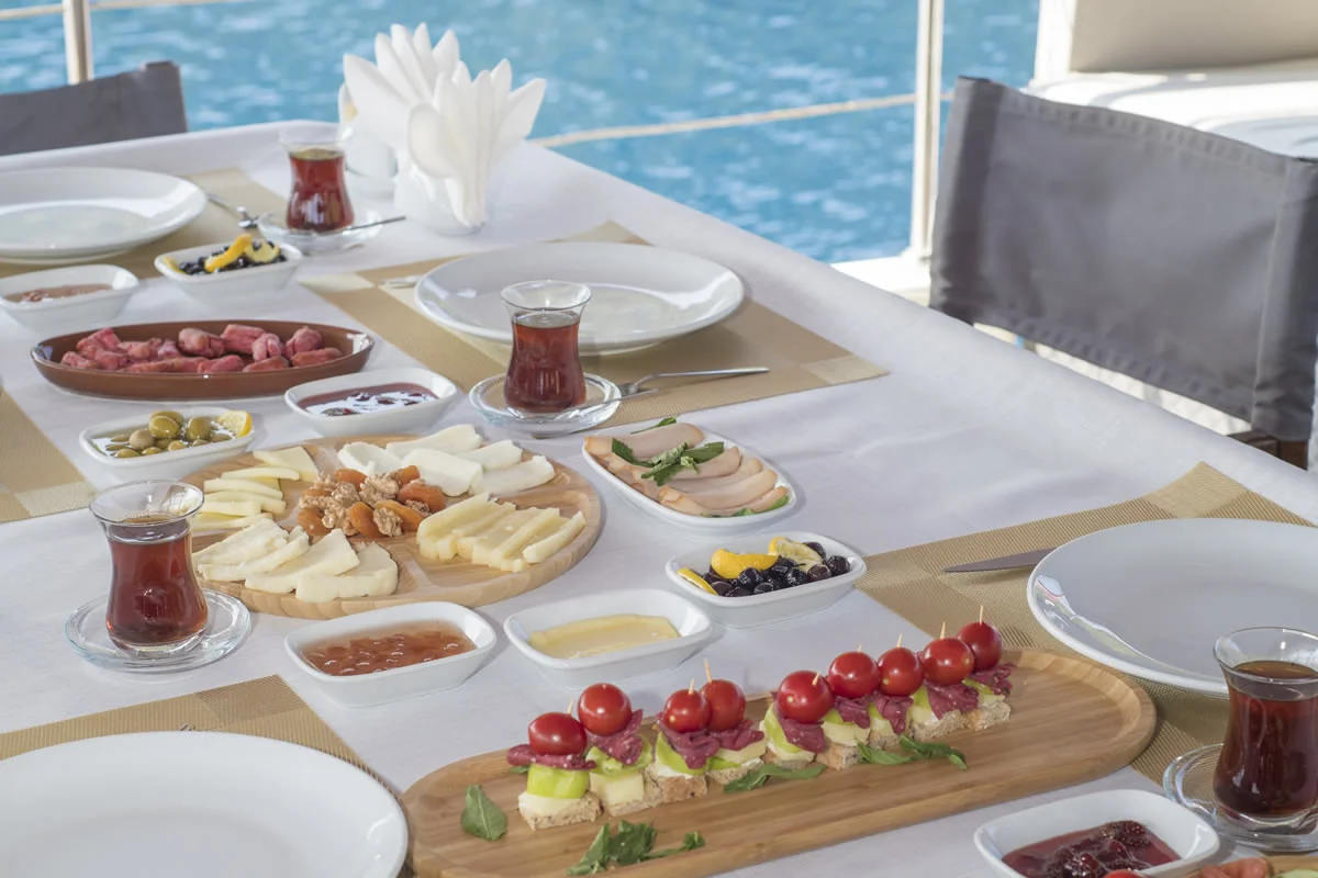 Breakfast on deck — Göcek