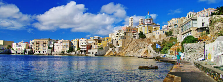 West Cyclades from Syros, including Milos