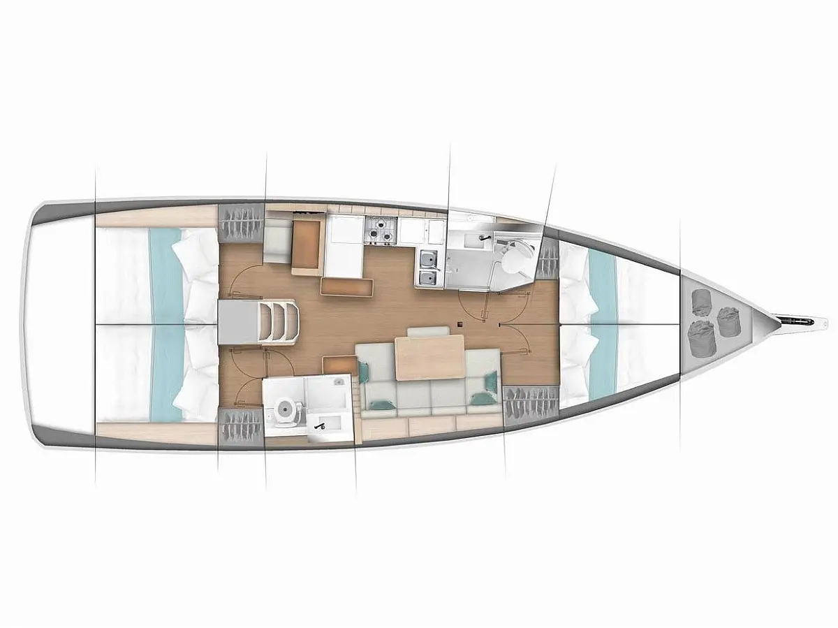 Funky One - Deck Plan