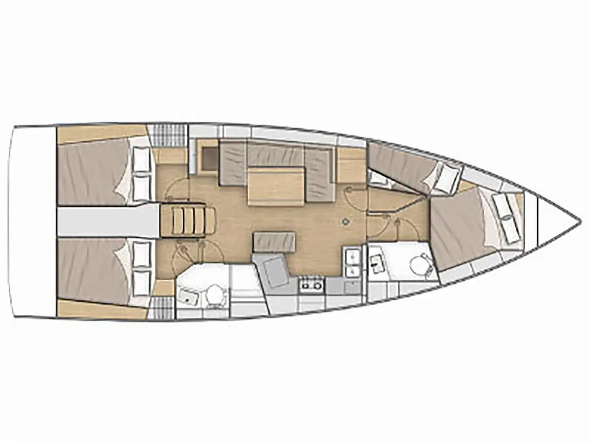 Jean Bart III - Deck Plan