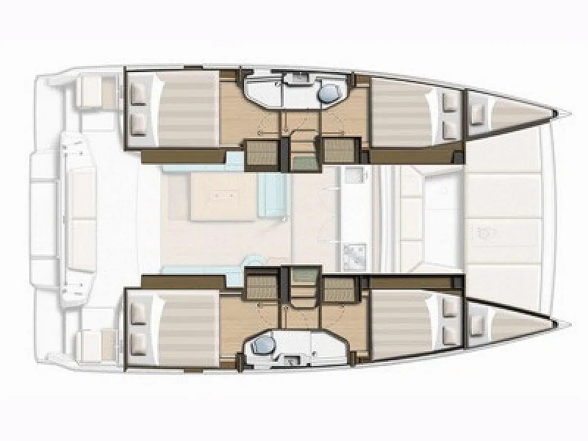 Bay Breeze V - Deck Plan