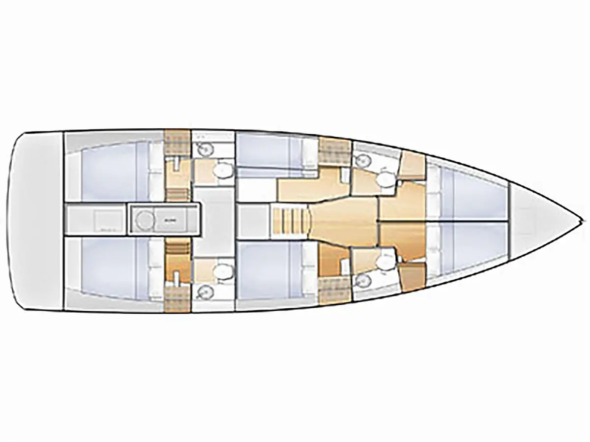Sun Rise III - Deck Plan