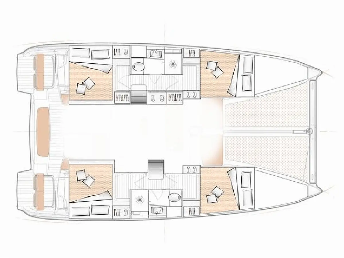 Island Blue V - Deck Plan